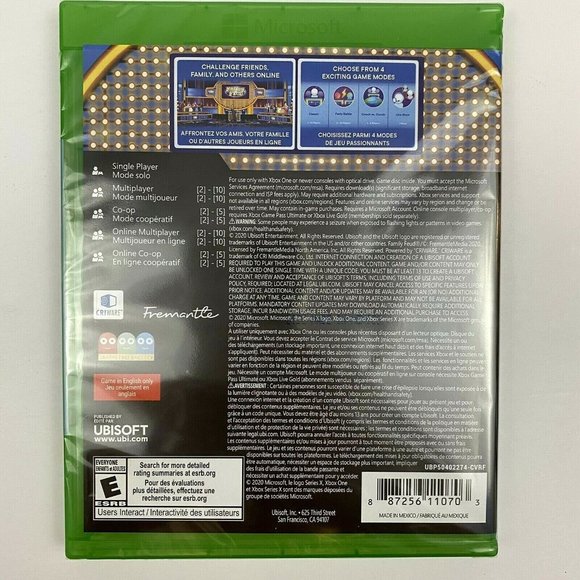 Family Feud (Microsoft Xbox One, 2020) Ubisoft E Everyone Video Game Show NEW - Picture 5 of 7